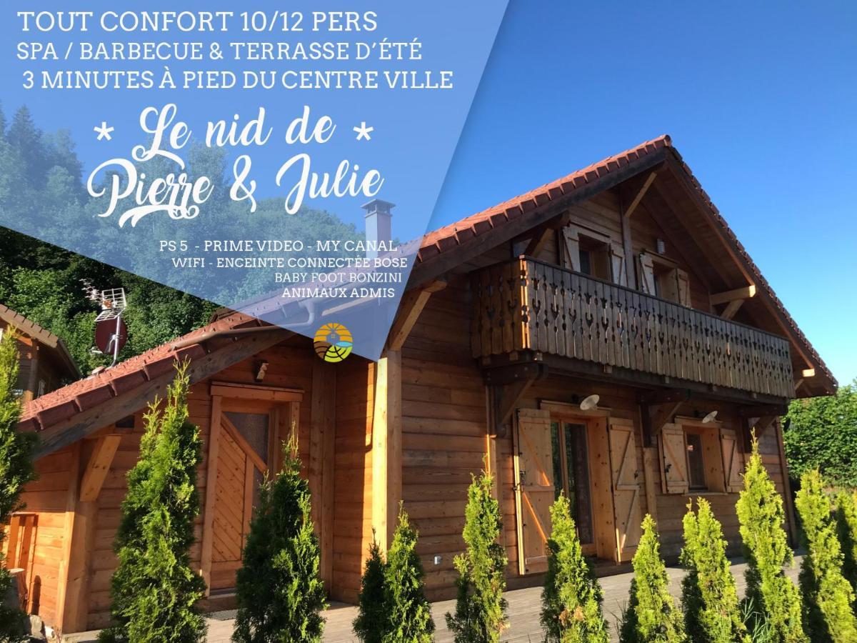 ⁂⁂ Le Nid De Pierre & Julie Cledicihome 2 Pas Du Centre Ville / Spa & Terasse Amenagee ⁂⁂ La Bresse Exterior photo